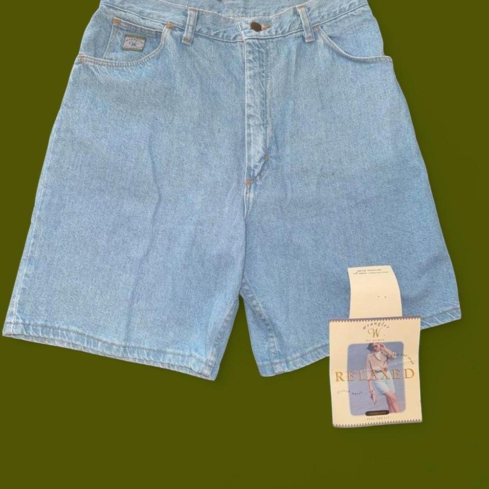Vintage Wrangler Relaxed Denim Shorts Women's Size 12 USA Made NWT